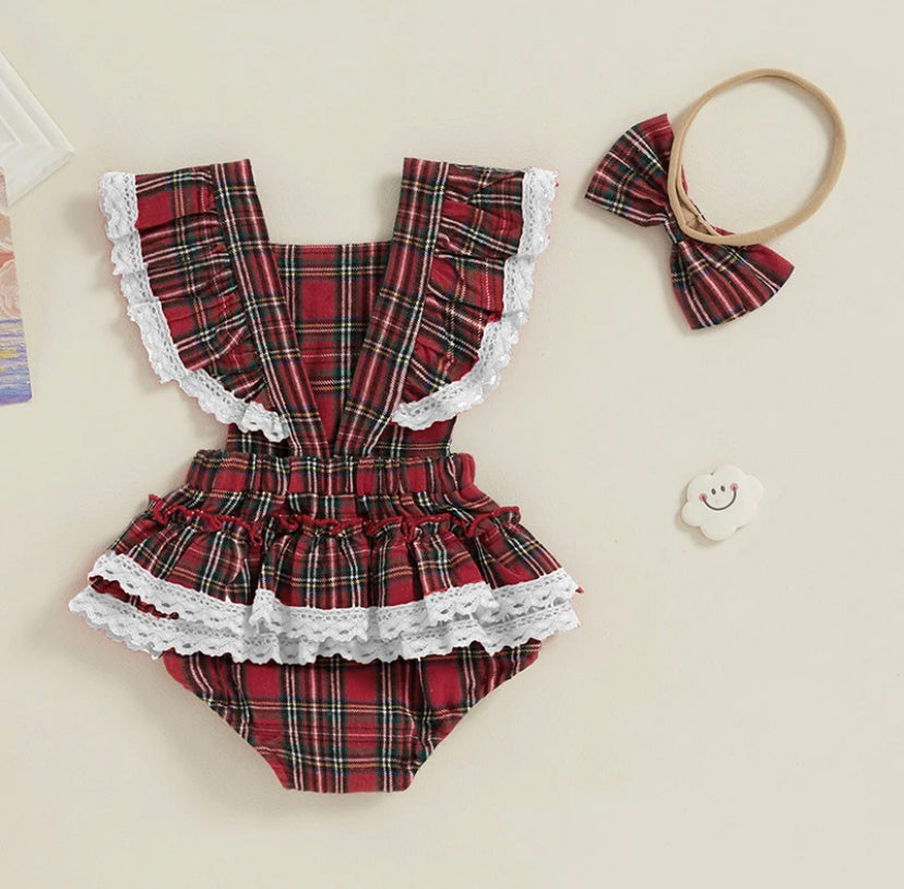 Tartan Romper