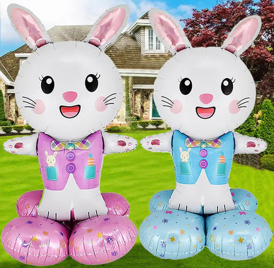 Standing Bunny Balloon 4pc
