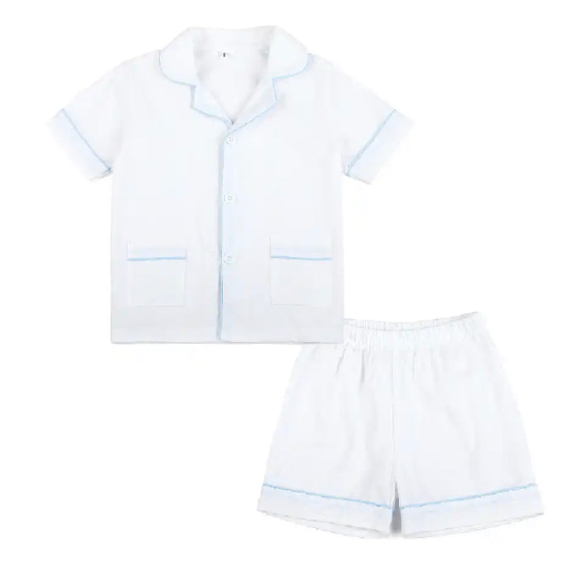 White Short Pyjamas