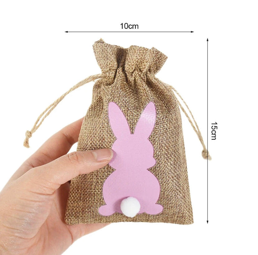 Linen Bunny Bags
