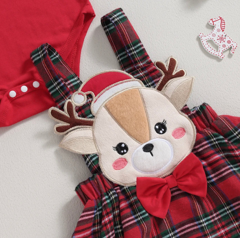 Reindeer Pinafore