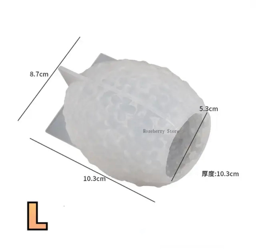Flower egg soap/candle mould