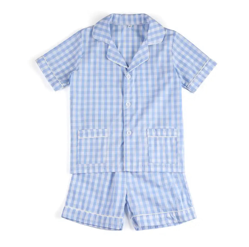Short Gingham Pyjamas