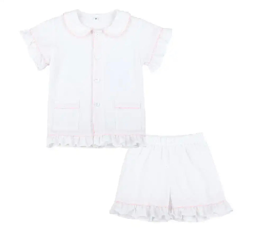 White Short Pyjamas