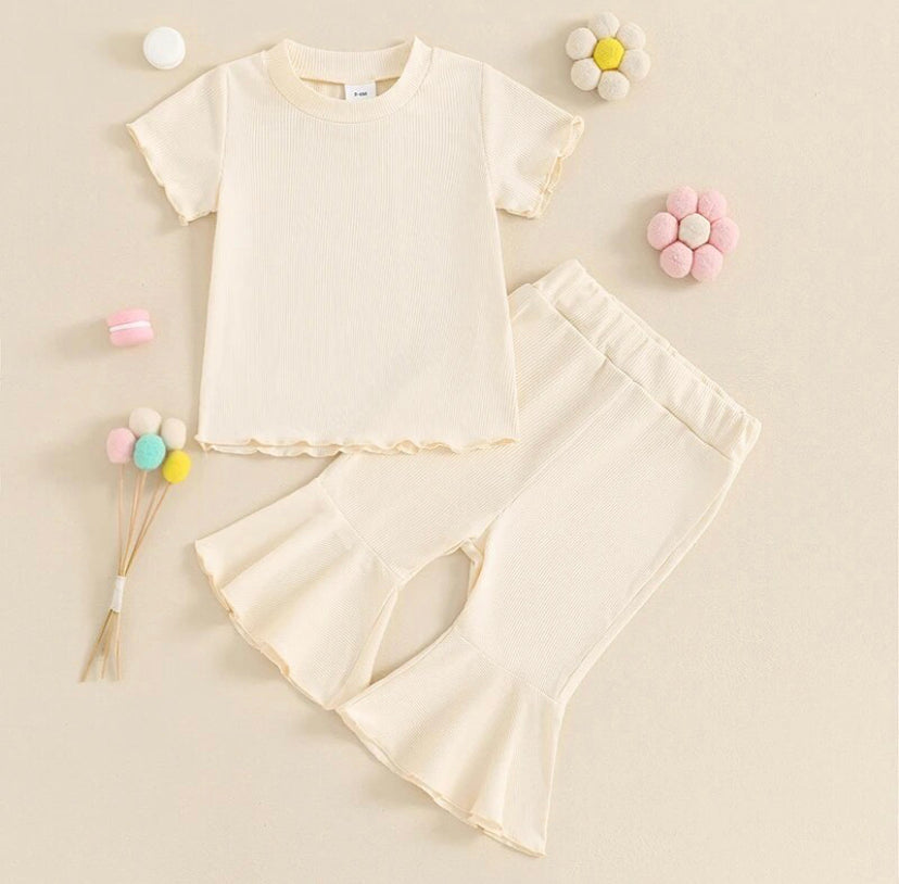Ribbed Flared 2 Piece