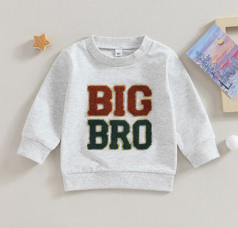Grey Big bro / lil bro sweater