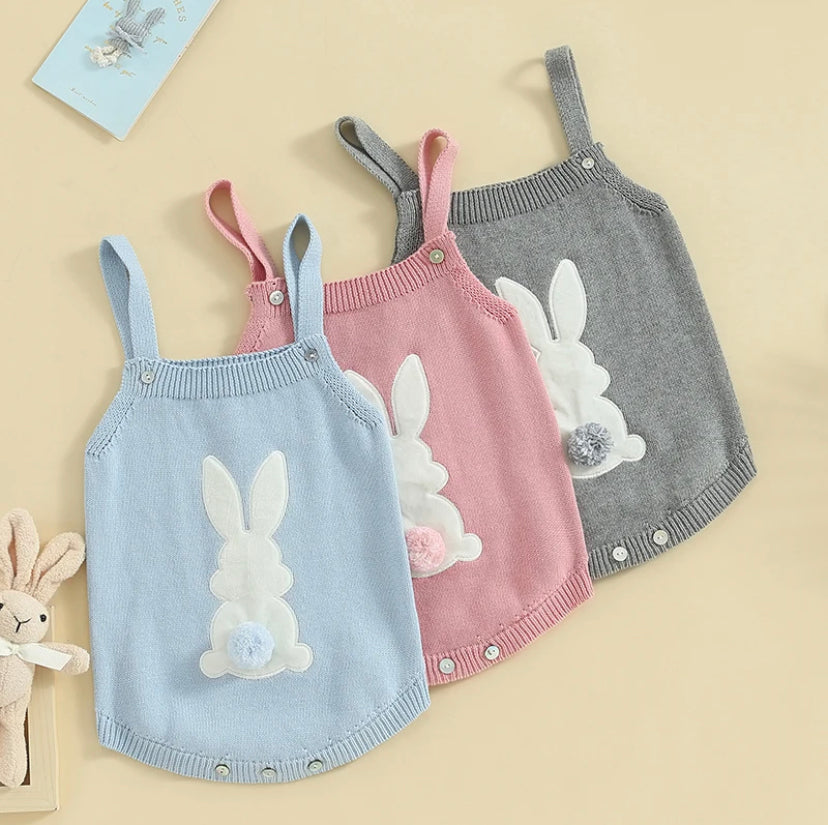 Knit Bunny Pom Pom Tail