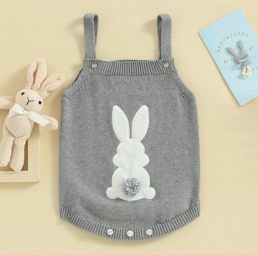 Knit Bunny Pom Pom Tail