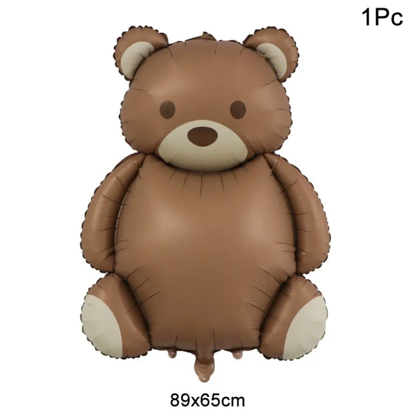 Teddy bear balloon set 4pc