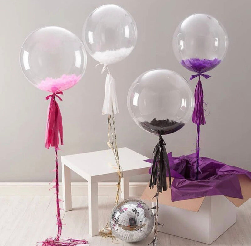 10pc Transparent balloons
