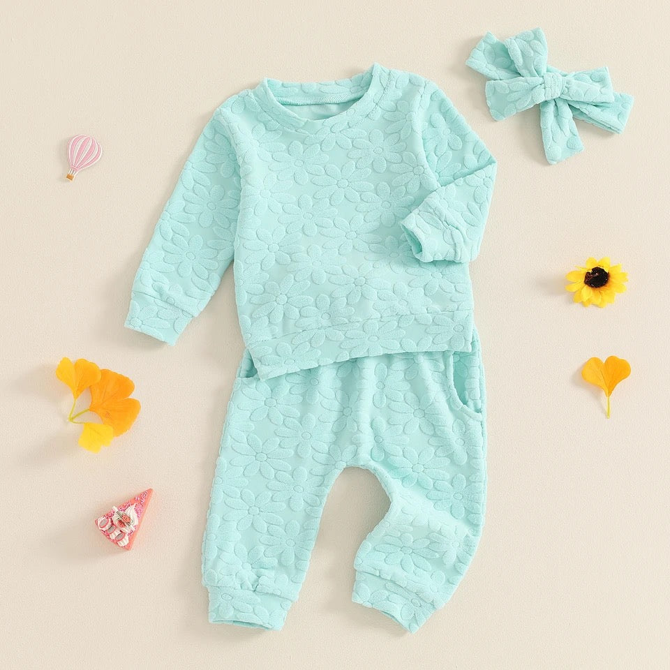 Flower Tracksuit & Headband