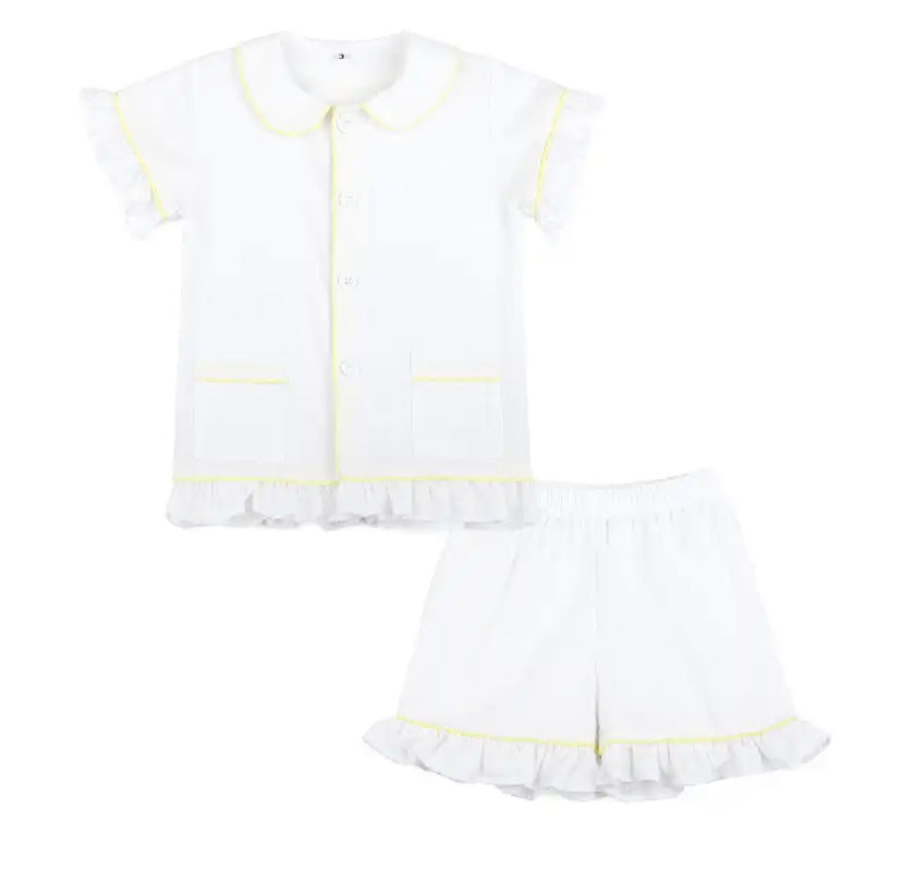 White Short Pyjamas