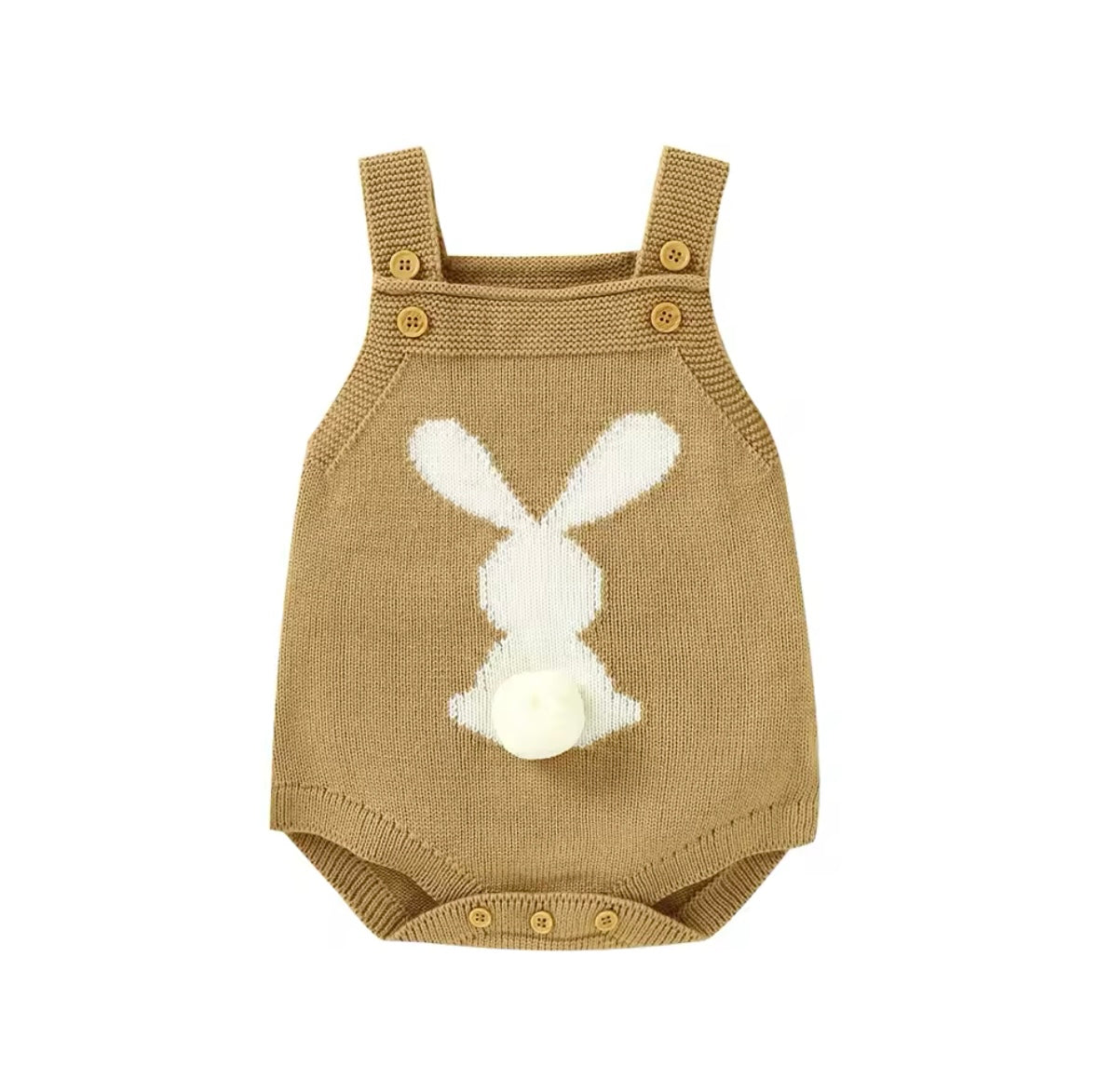 Knitted Bunny Romper