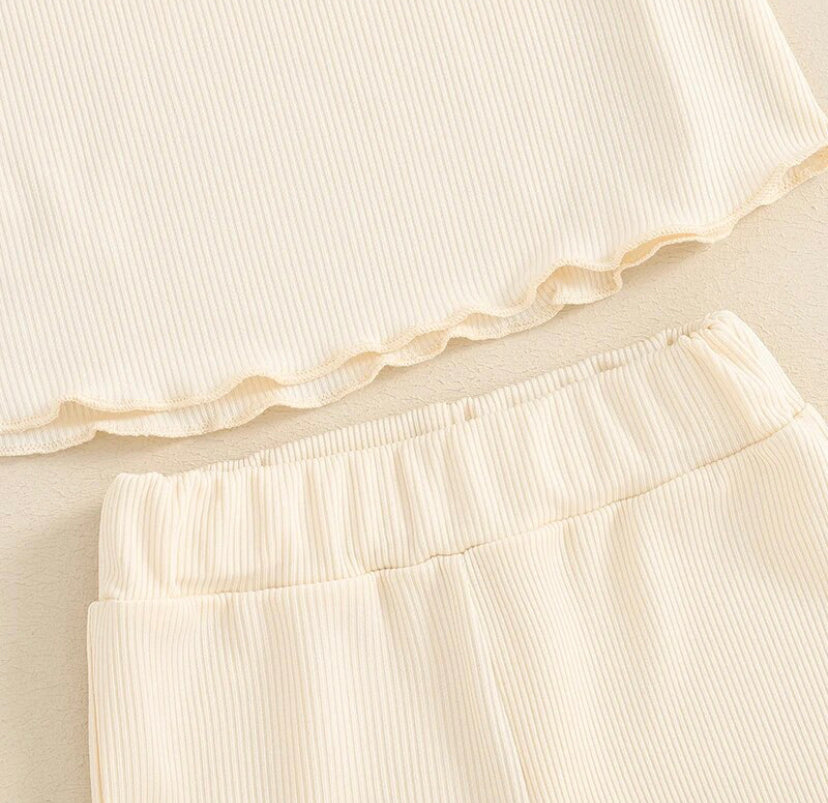 Ribbed Flared 2 Piece
