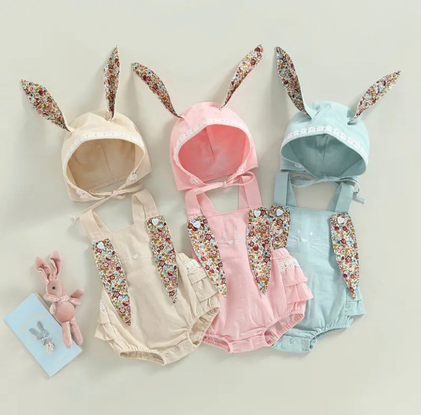 Bunny Romper & Bonnet
