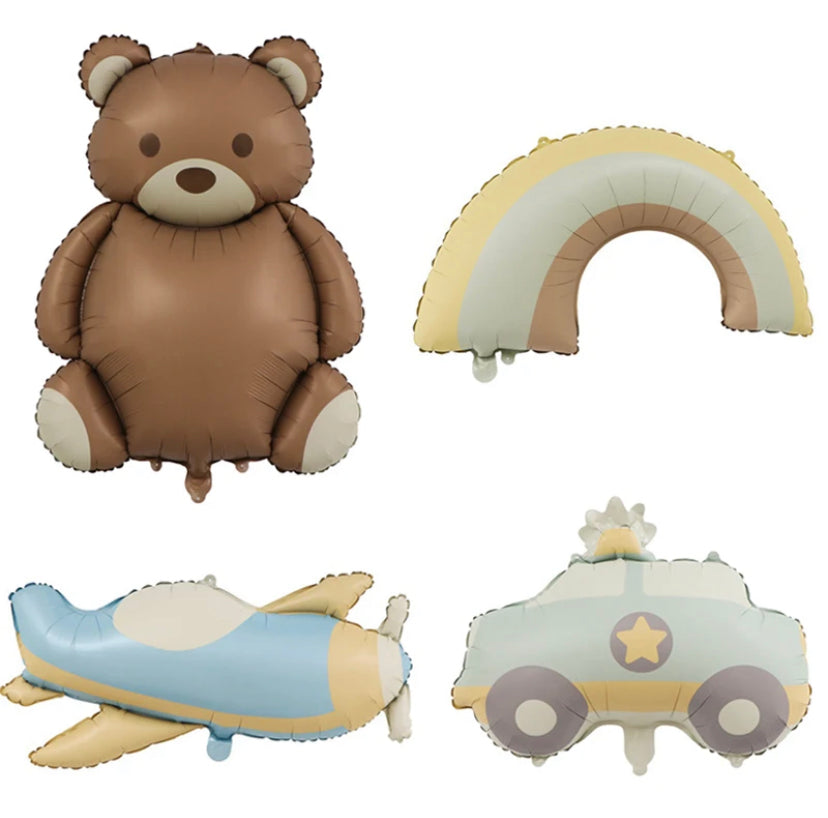 Teddy bear balloon set 4pc