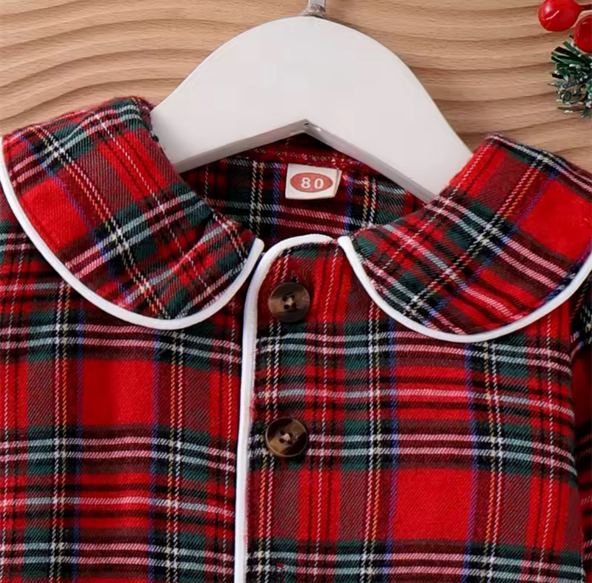 Girls Tartan PJS