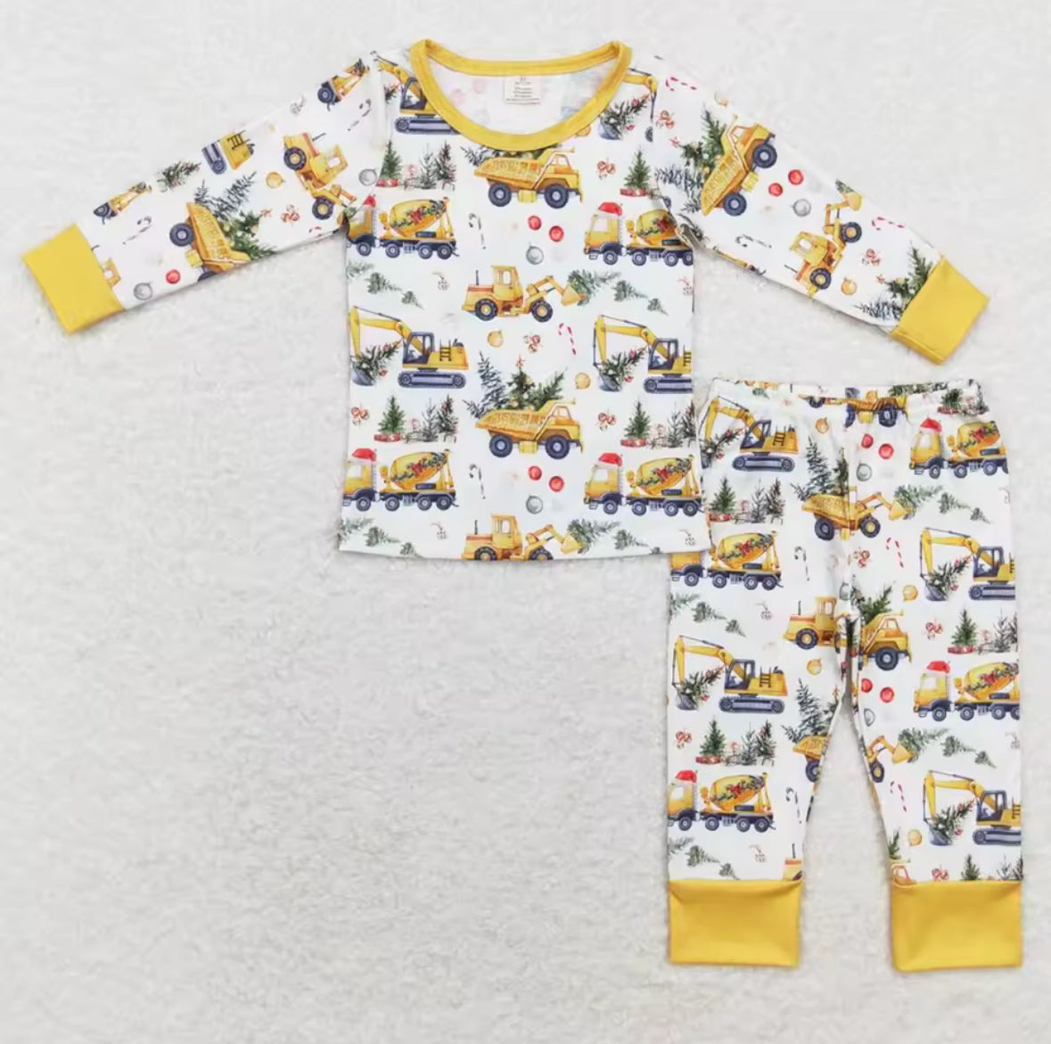 Christmas Digger Pjs
