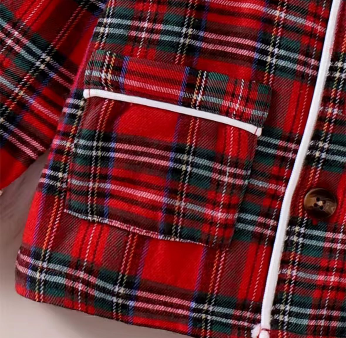 Girls Tartan PJS