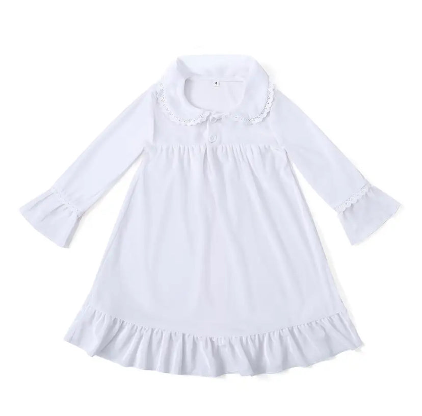 White Velvet Christmas Pyjamas