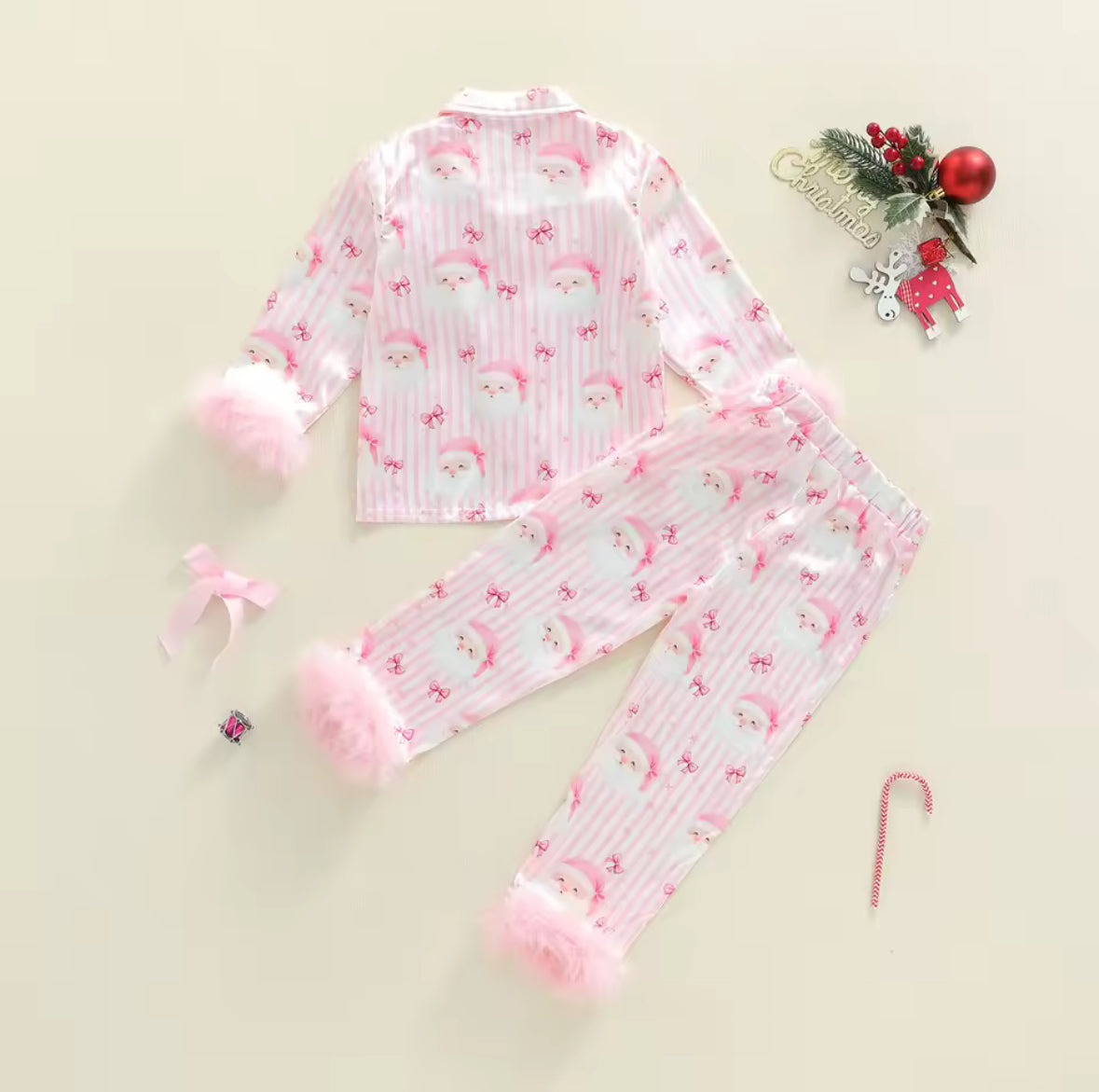 Pink Santa pjs
