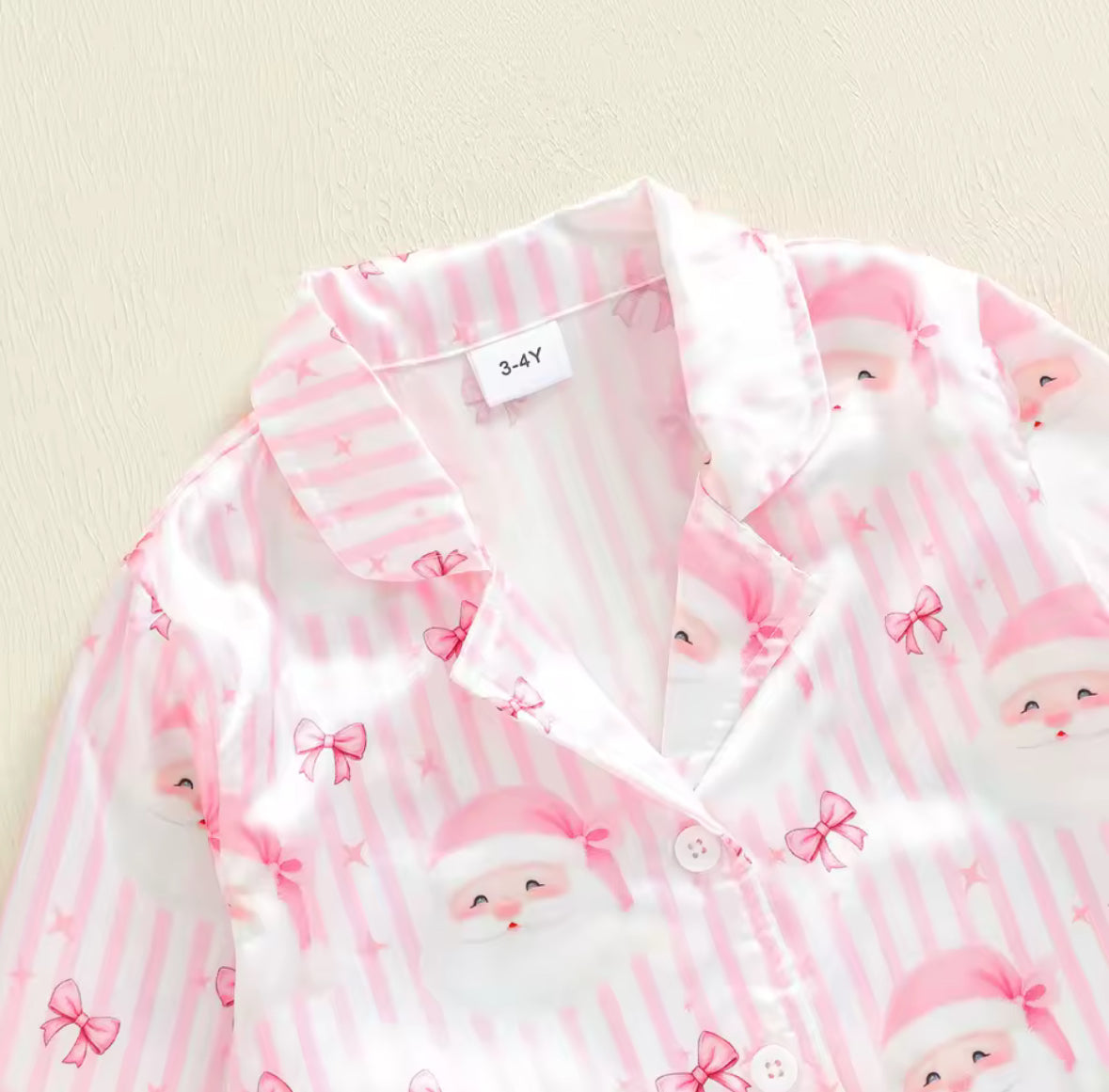 Pink Santa pjs