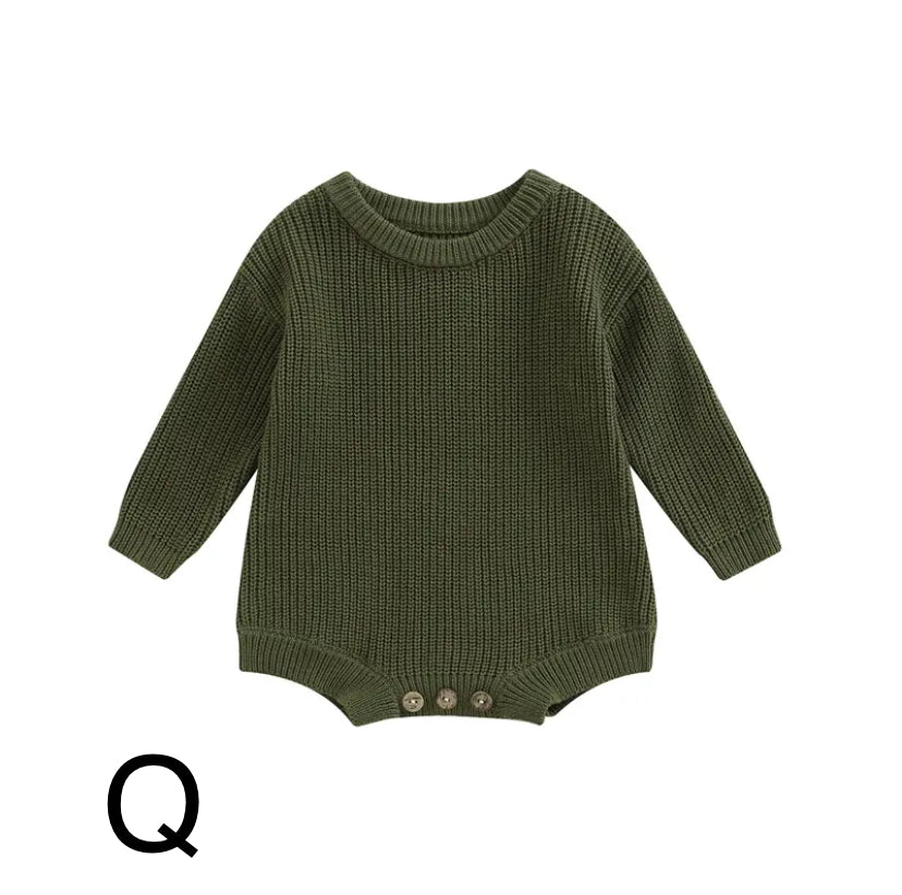 Knitted Wool Romper