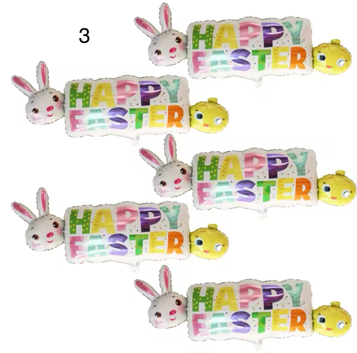 Easter balloons 5pc