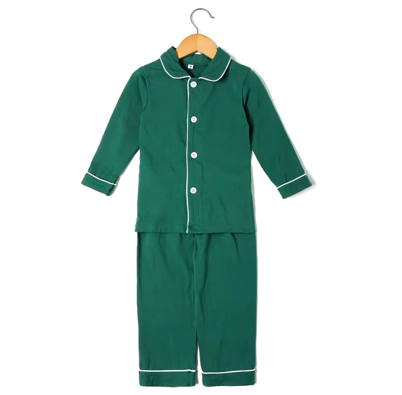 Green Cotton Pyjamas