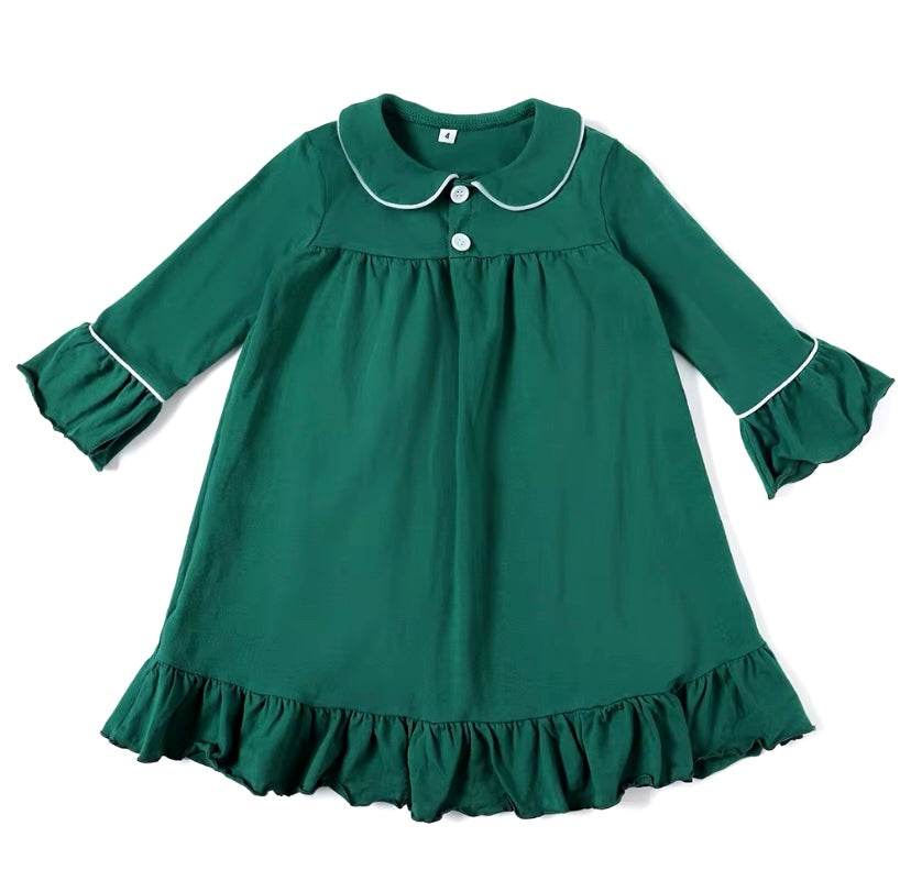 Green Cotton Pyjamas