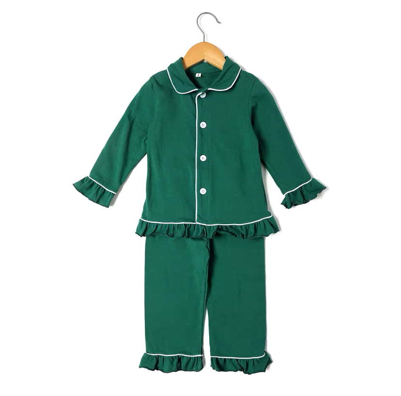 Green Cotton Pyjamas