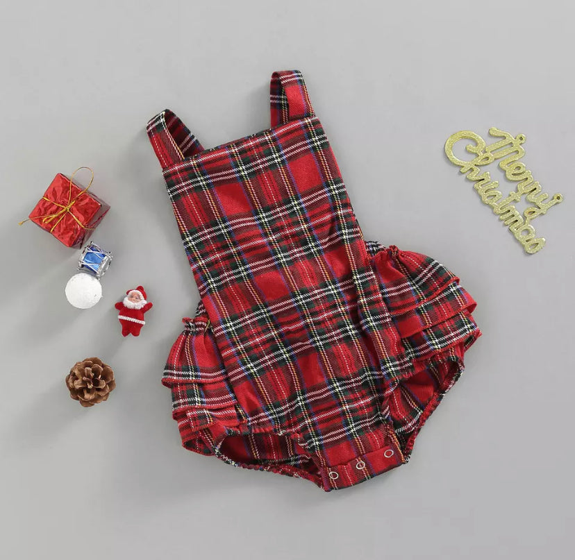 Tartan Romper - 2 Colours