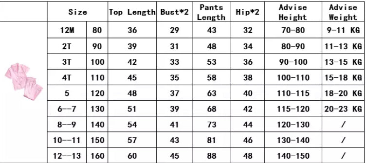 Satin Pjs - Short Top/Long Leg