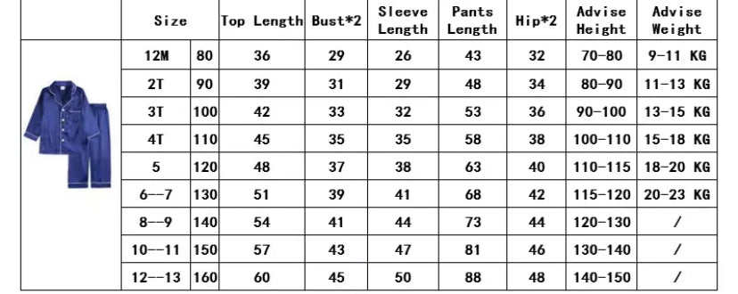 Satin Pjs - Long Sleeve/Leg