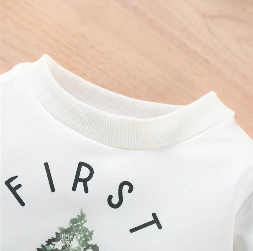 My First Christmas Romper