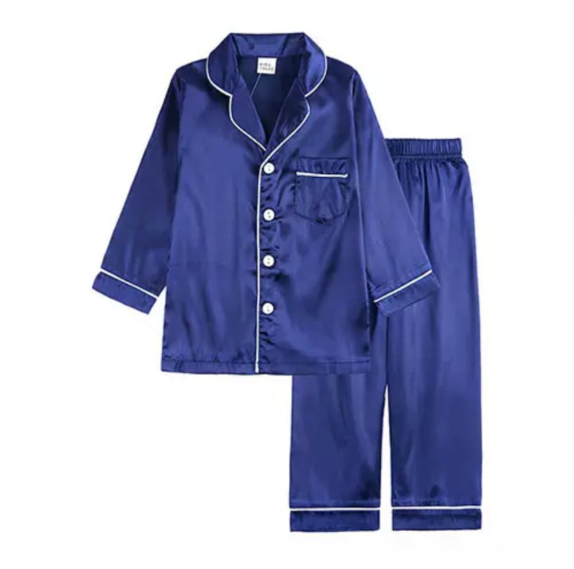 Satin Pjs - Long Sleeve/Leg