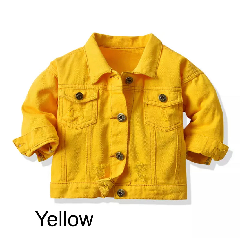 Coloured Denim Jacket - 5 Colours