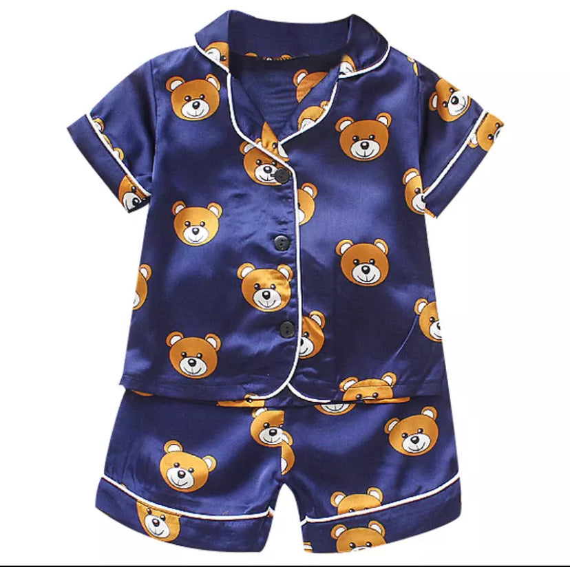 Teddy Bear Pyjamas - Short Set