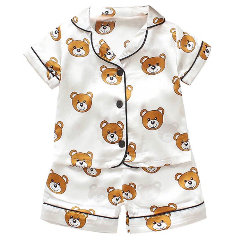 Teddy Bear Pyjamas - Short Set