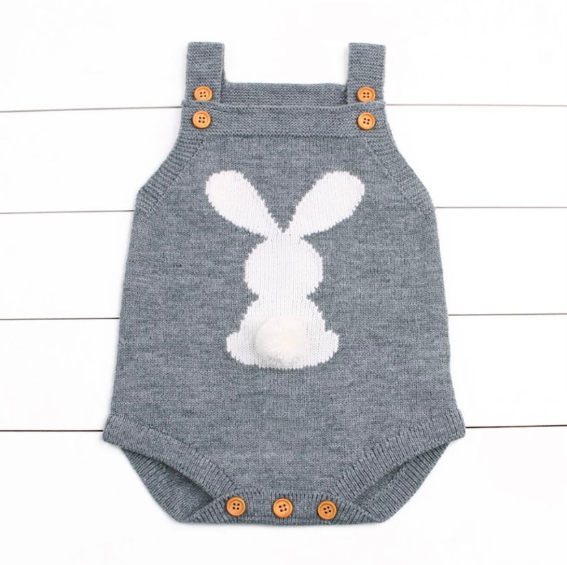 Knitted Bunny Romper