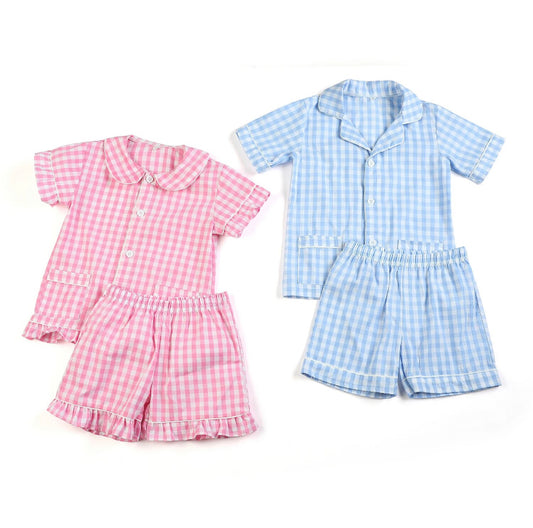 Short Gingham Pyjamas