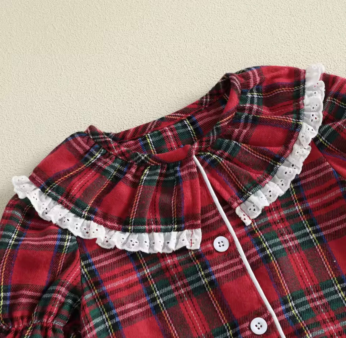 Girls Tartan Pyjamas