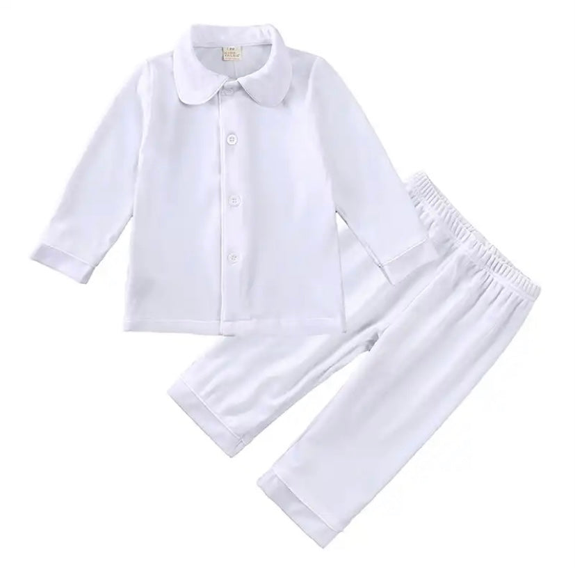 White Velvet Pyjamas (Kidstales)