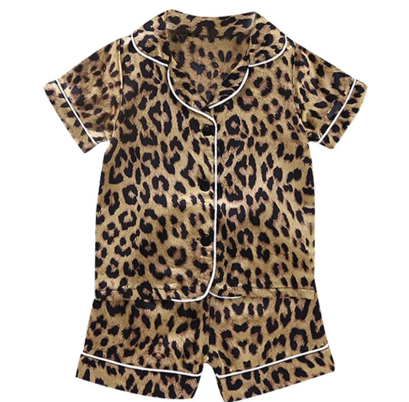 Leopard Print Pyjamas - long & short