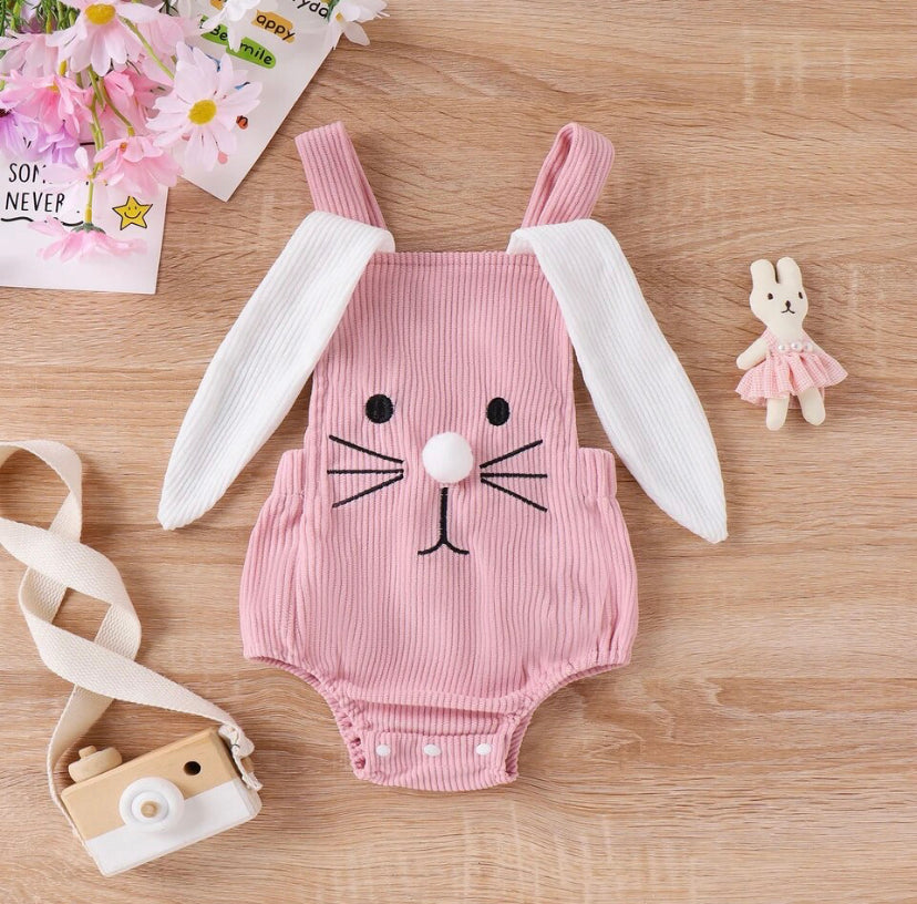 Ribbed Bunny Romper