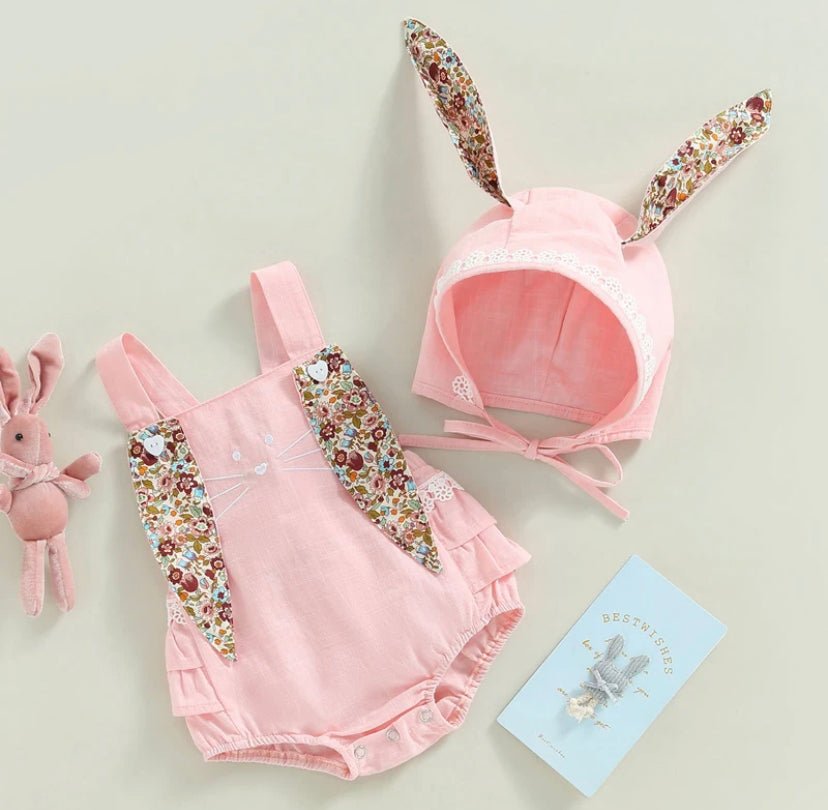 Bunny Romper & Bonnet