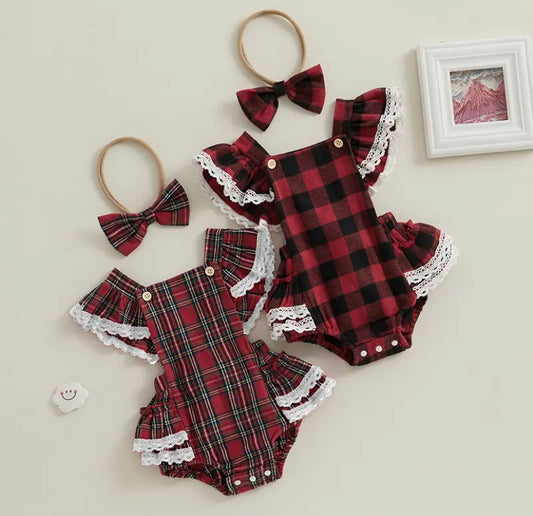 Tartan Romper