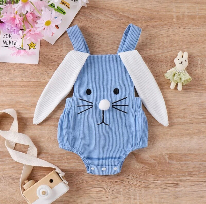 Ribbed Bunny Romper