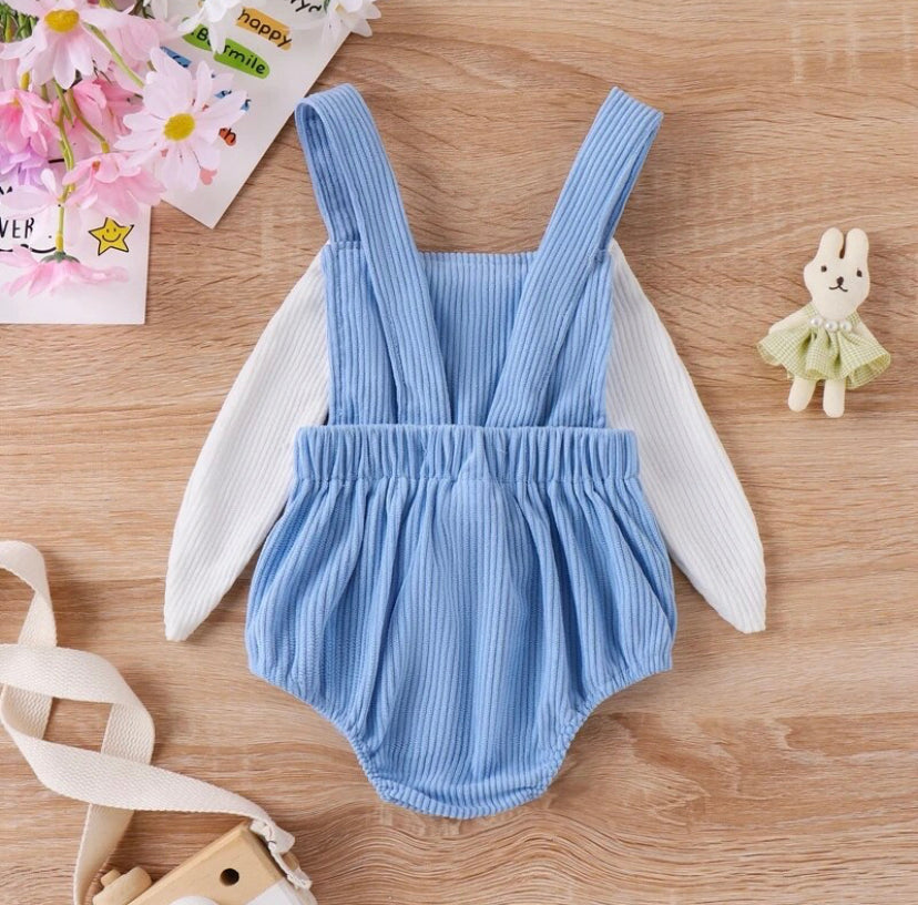 Ribbed Bunny Romper