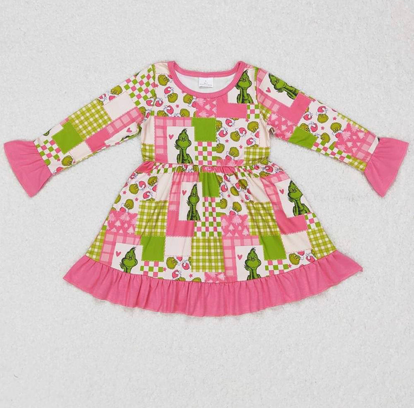 Pink and Green of Grinch PJS